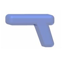 SINGLE SIDED BLUE HANDLE EB24/26/36 (p/n:EB1145)